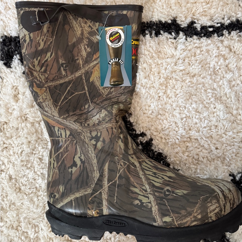 Men’s LaCrosse Burly 800 ATS Mossy Oak Shadowbranch Boots Size 14 - Picture 2 of 10